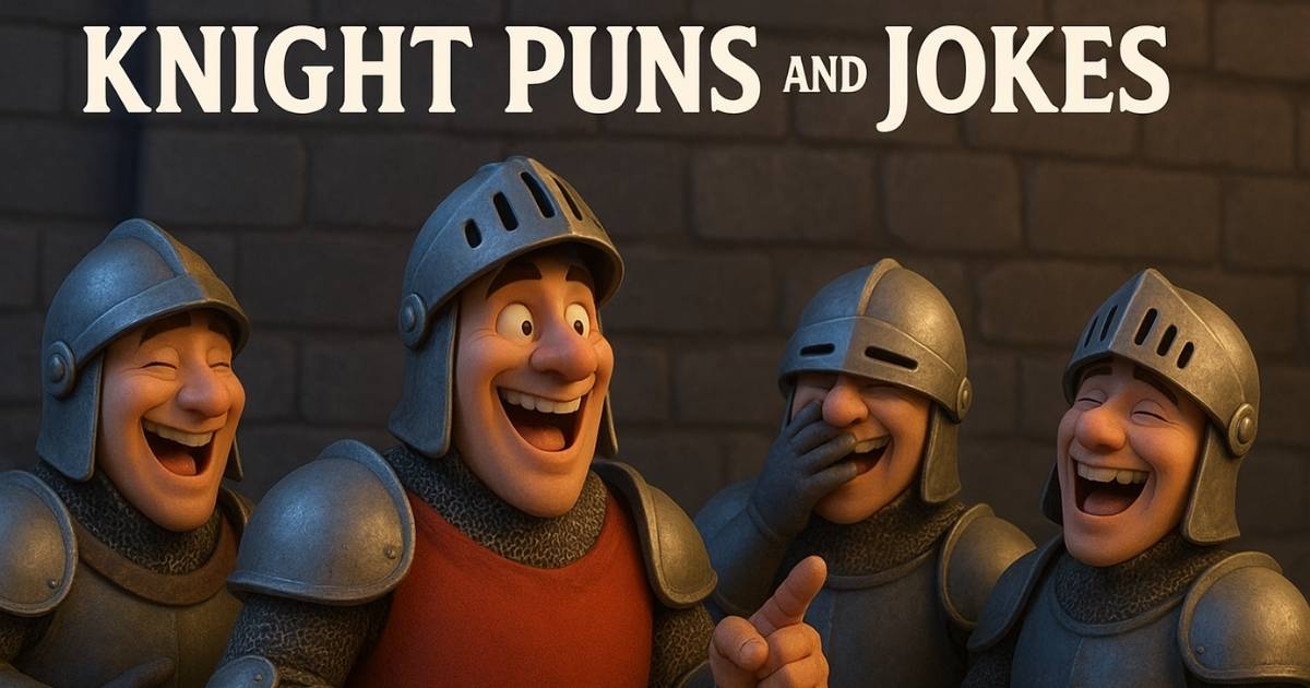 300+ Knight Puns and Jokes: Hilarious Armor Puns & Jokes About Knights