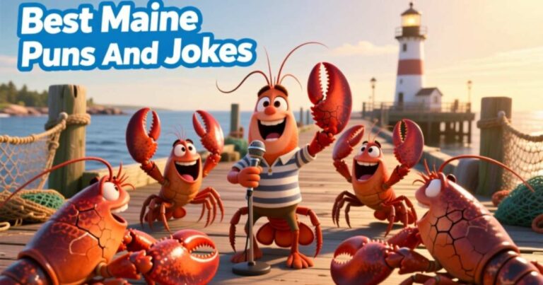 500+ Best Maine Puns and Jokes: Funny Lobster, Moose, and Coastal Humor for All