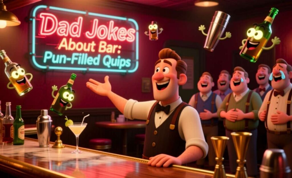 Dad Jokes About Bar: Pun-Filled Quips