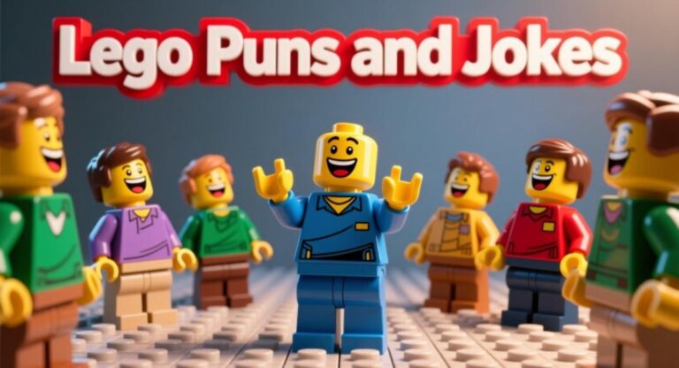 Hilarious Lego Puns and Jokes: Funny, Clever, Must-Read Humor for Everyone
