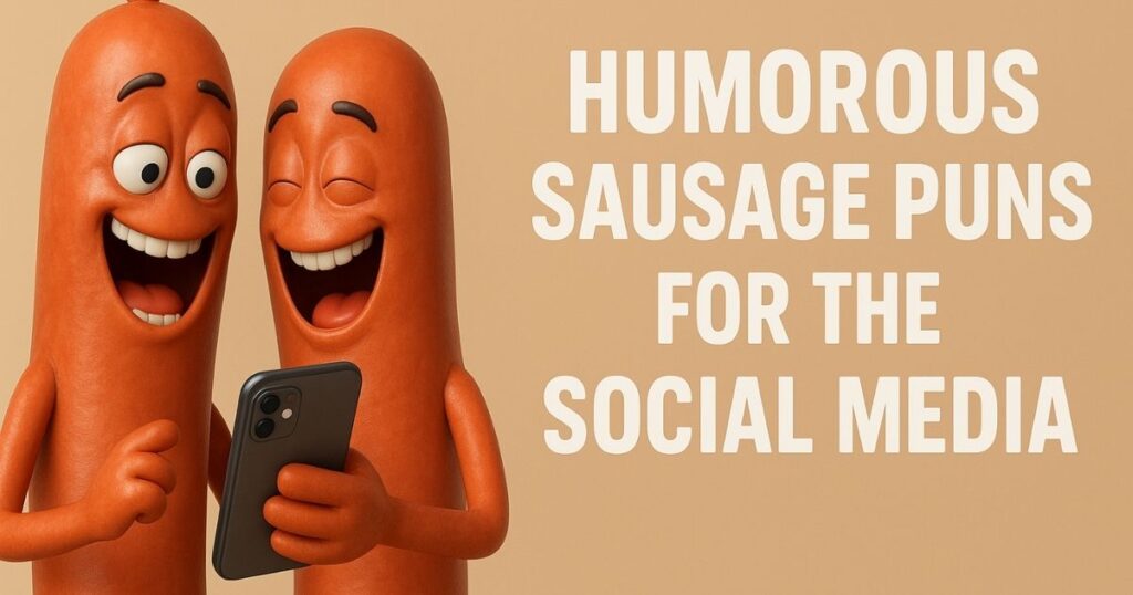 Humorous Sausage Puns for the Social Media