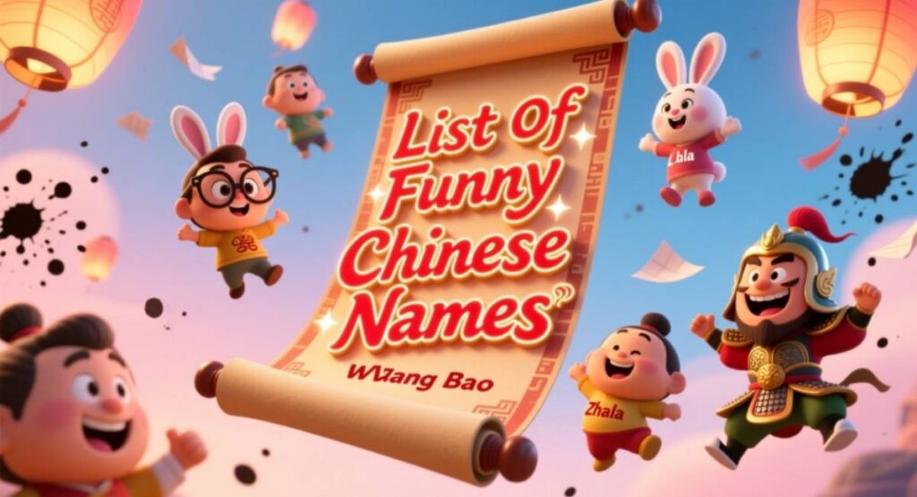 List Of Funny Chinese Names
