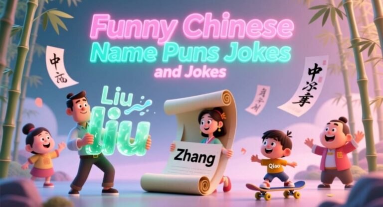 Top 375 Funny Chinese Name Puns and Jokes: Hilarious Chinese Names, Puns & Viral Humor