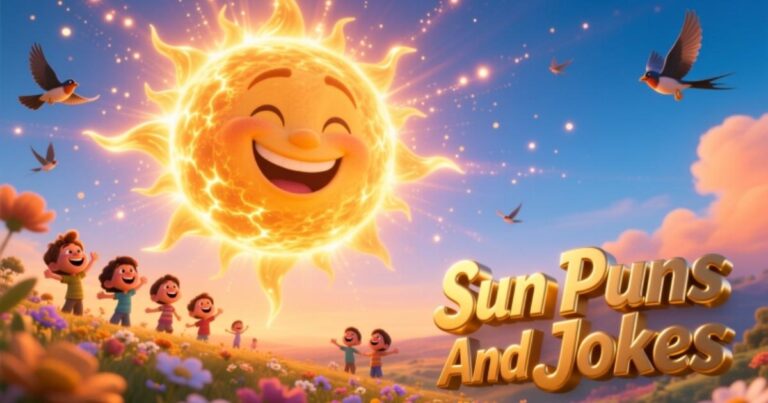 Top 500 Sun Puns And Jokes: Funny Sunshine Puns, Sun Jokes for Kids & Adults