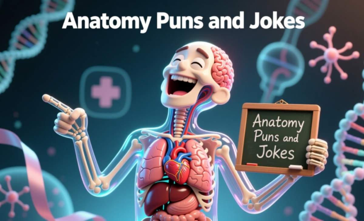 Top 750 Anatomy Puns and Jokes: Funny Anatomy Jokes, Dad Jokes & Clever Puns