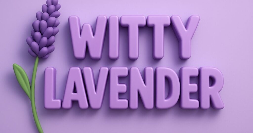 Witty Lavender Puns and Jokes One-Liners