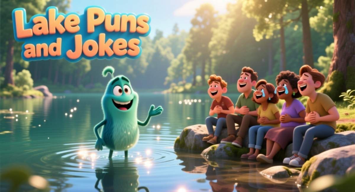 300+ Lake Puns and Jokes: Funny Lake Jokes, Dad Jokes & Clever Lake Wordplay