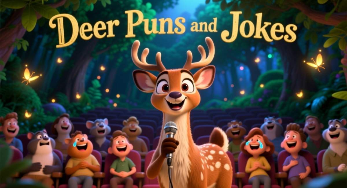 800+ Deer Puns and Jokes Funny, Witty, Cute, and One-Liner Deer Humor for Everyone