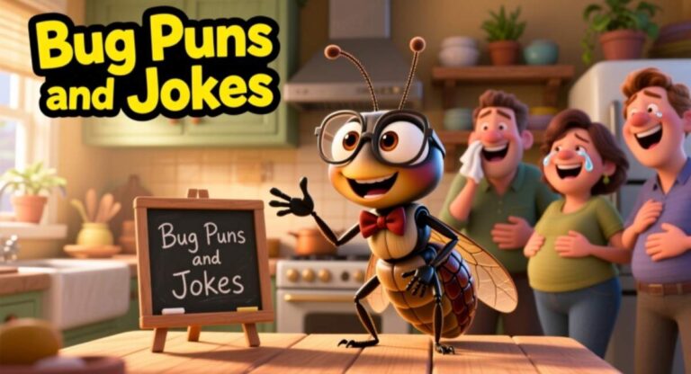 Best Bug Puns and Jokes: Funny, Cute, Clever Insect Wordplay for All Ages