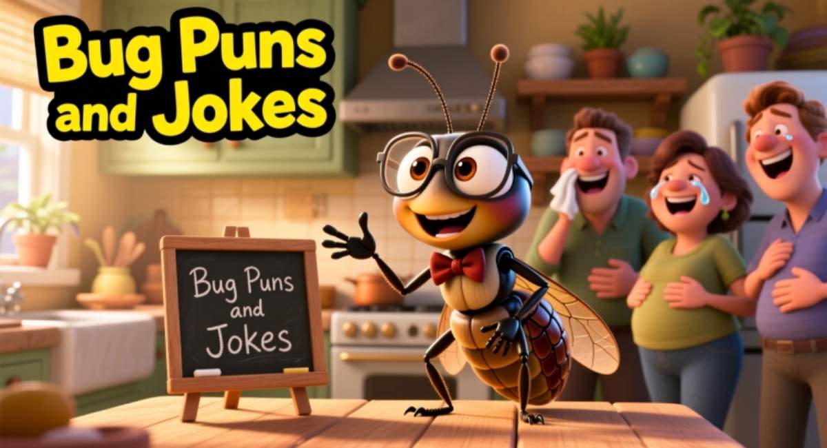 Best Bug Puns and Jokes: Funny, Cute, Clever Insect Wordplay for All Ages