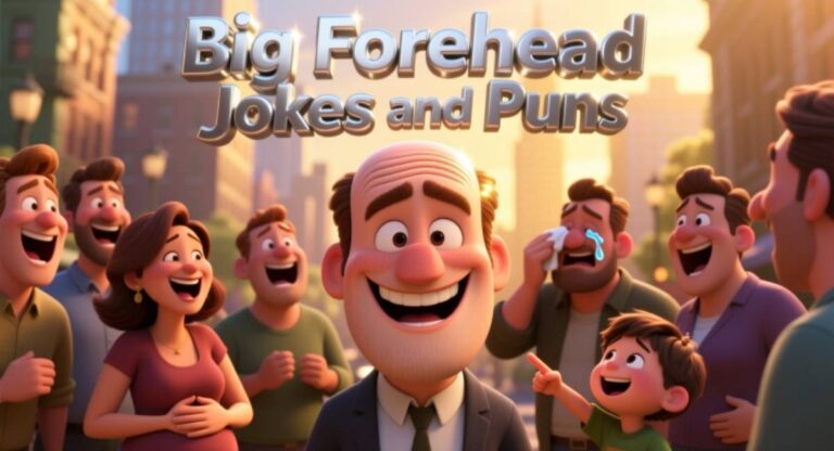 Big Forehead Jokes and Puns: Funny Forehead Jokes, Roasts, and Forhead Laughs