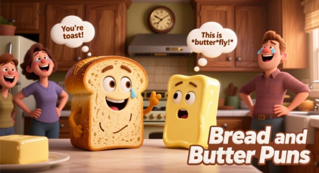 Bread and Butter Puns