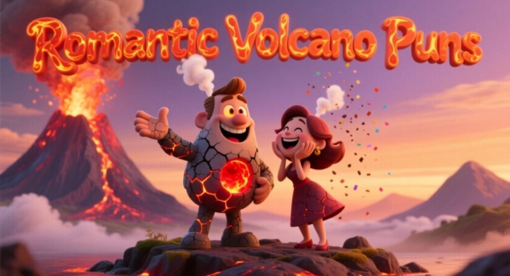 Romantic Volcano Puns