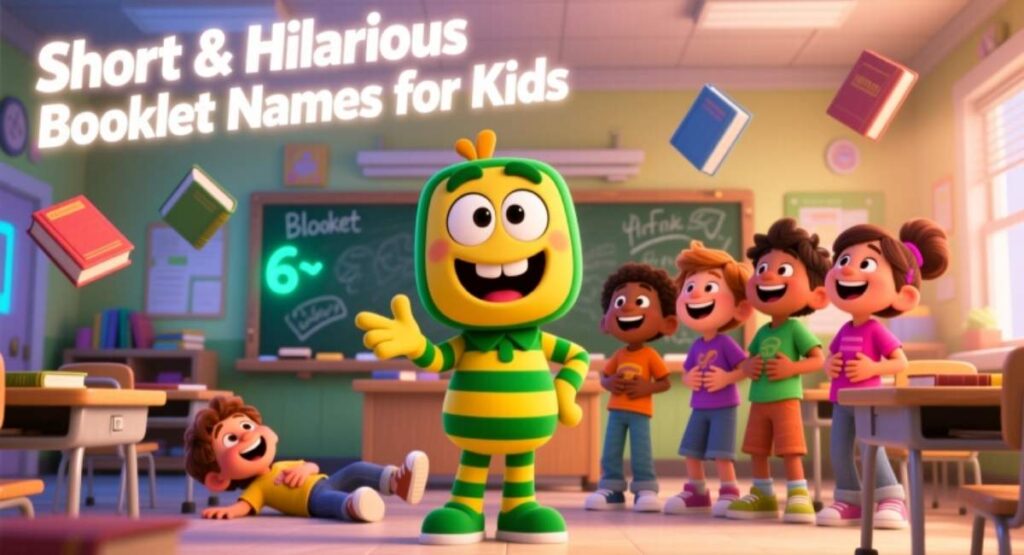 Short & Hilarious Booklet Names for Kids