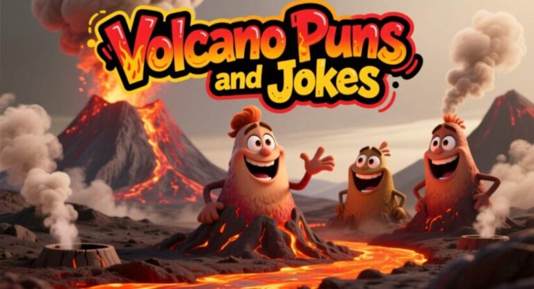 Volcano Puns and Jokes: Funny Lava Puns, Volcano Humor for Kids & Social Media