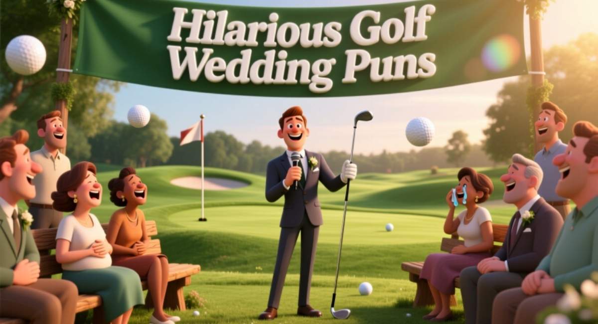 400+ Hilarious Golf Wedding Puns & Jokes That Must Make Guests Laugh
