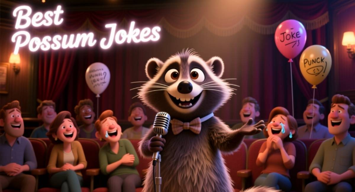 450+ Best Possum Jokes: Funny, Cute, and Clever Possum Puns for Kids & Social Media