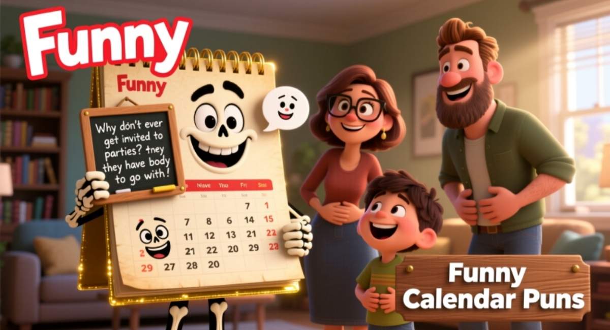 450+ Funny Calendar Puns: Clever, Witty & Shareable Jokes for Every Day