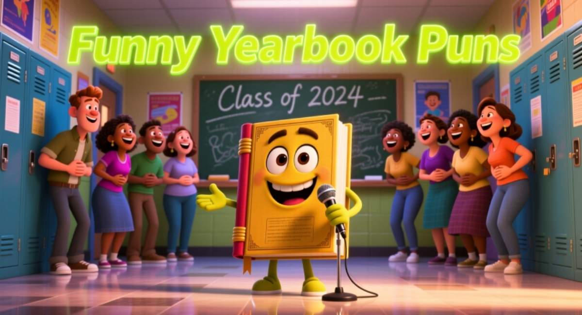 450+ Funny Yearbook Puns: Clever, Short & Hilarious Captions for Every Page and Phot
