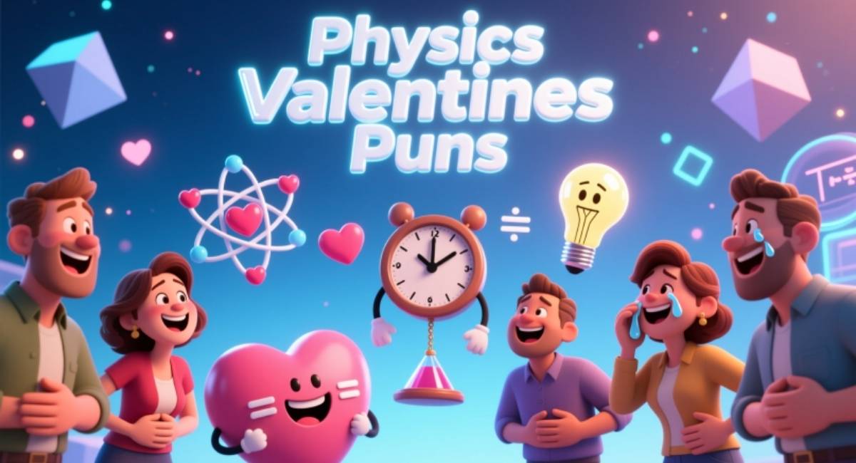 500+ Physics Valentines Puns: Funny, Cute, and Clever Jokes for Cards & Messages