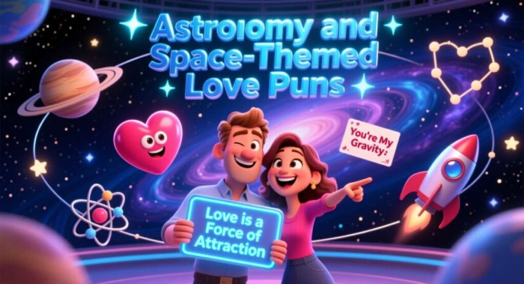Astronomy and Space-Themed Love Puns