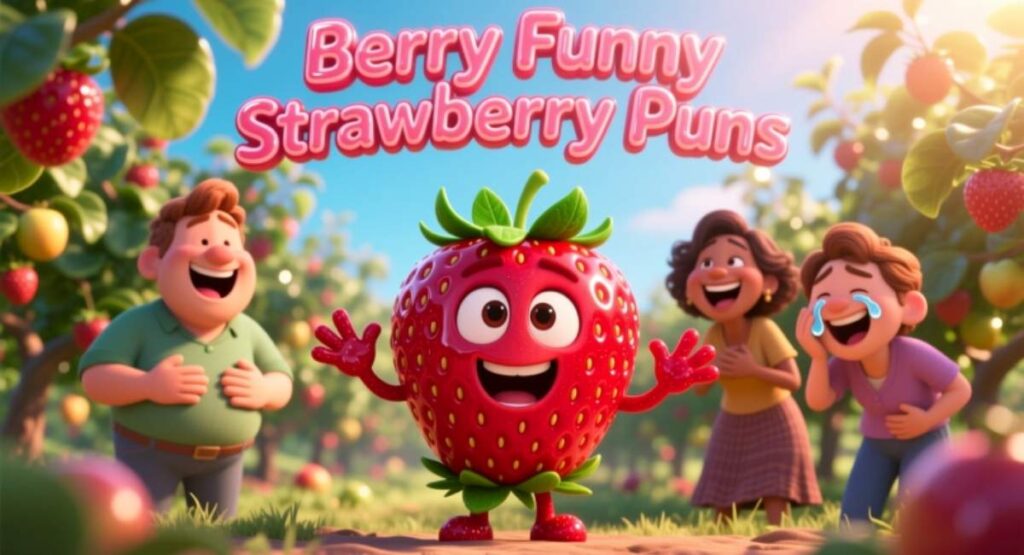Berry Funny Strawberry Puns