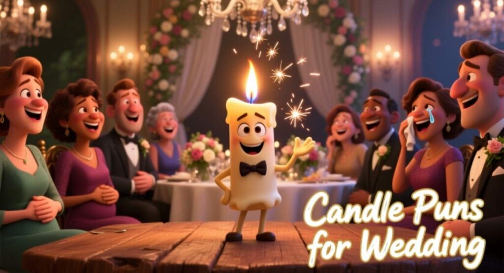 Candle Puns for Wedding
