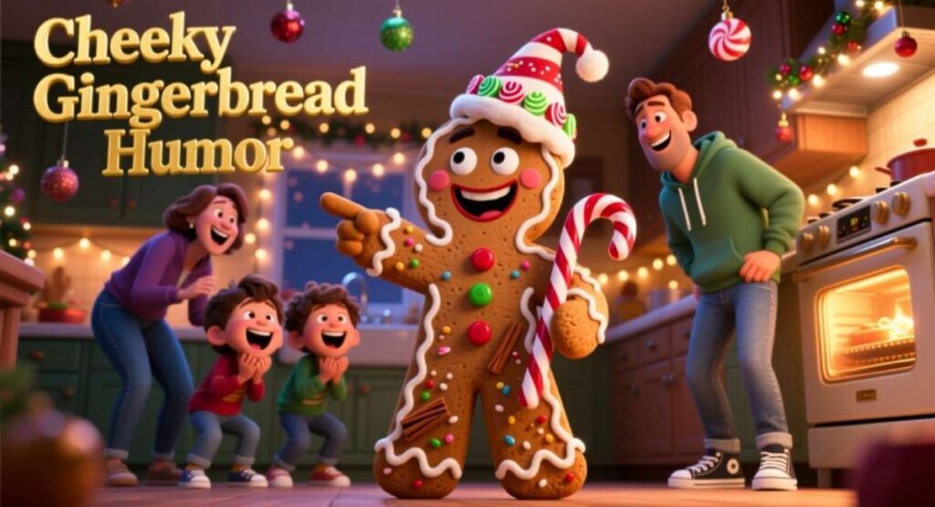 Cheeky Gingerbread Humor