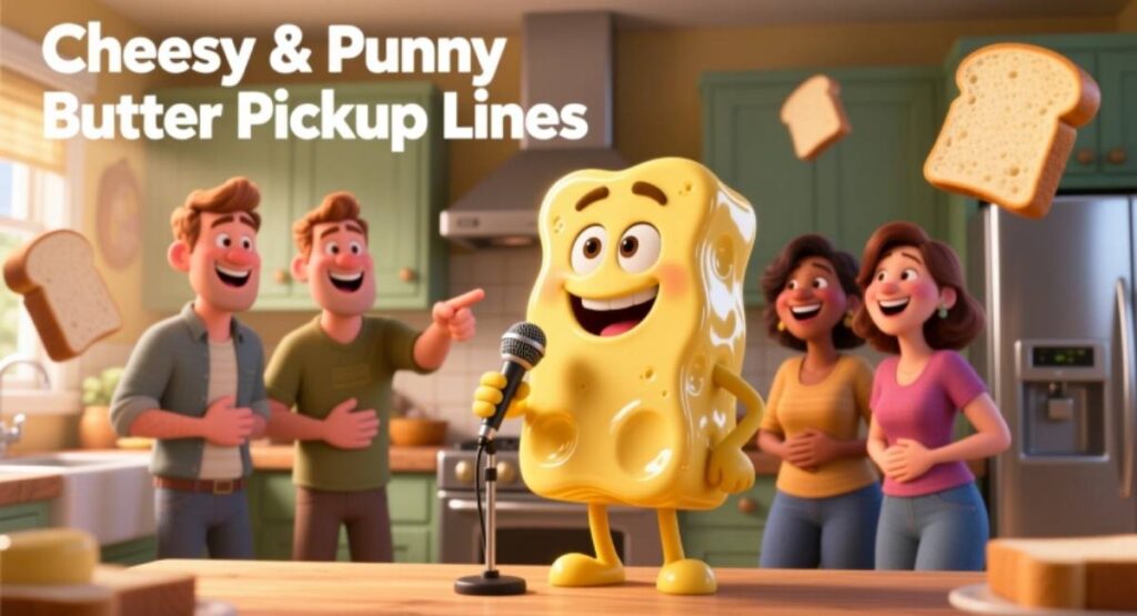 Cheesy & Punny Butter Pickup Lines