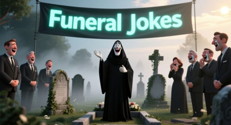 Funeral Jokes: Light-Hearted Humor to Comfort and Bring Smiles at Funerals