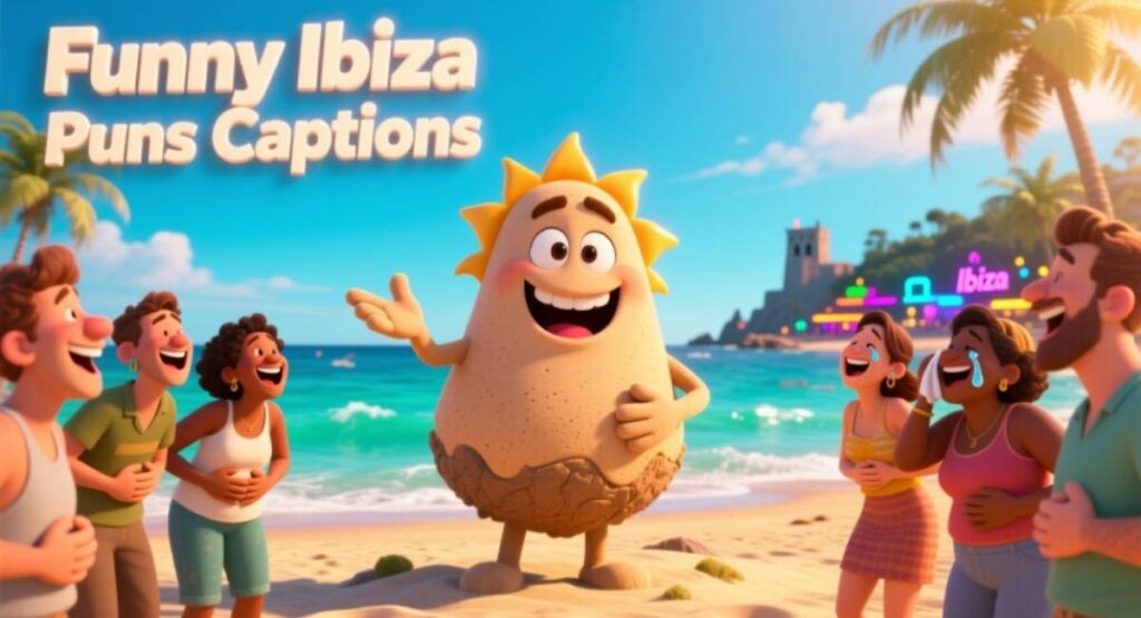Funny Ibiza Puns Captions