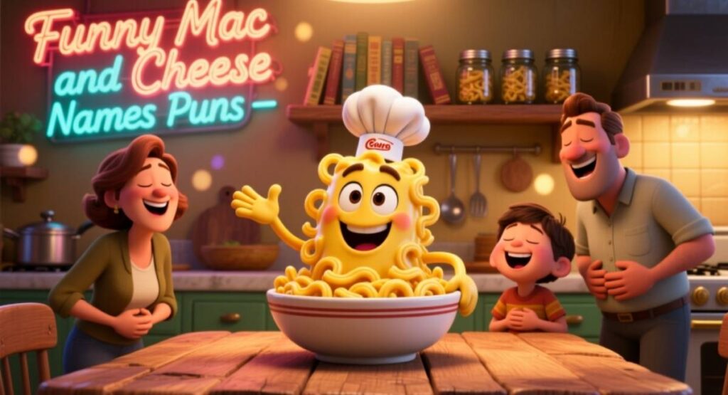 Funny Mac and Cheese Names Puns