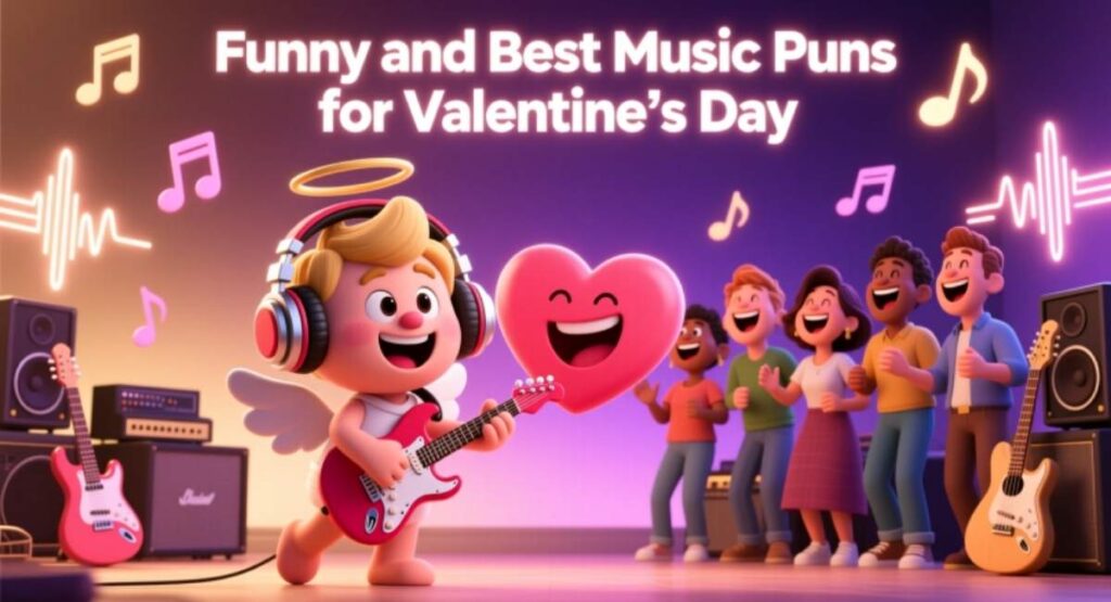 Funny and Best Music Puns for Valentine’s Day