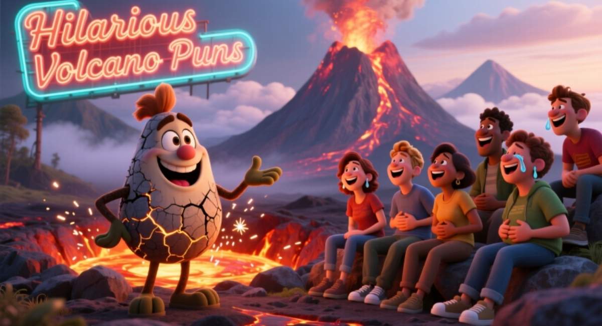 Hilarious Volcano Puns for Captions, Jokes, and Social Media Fun