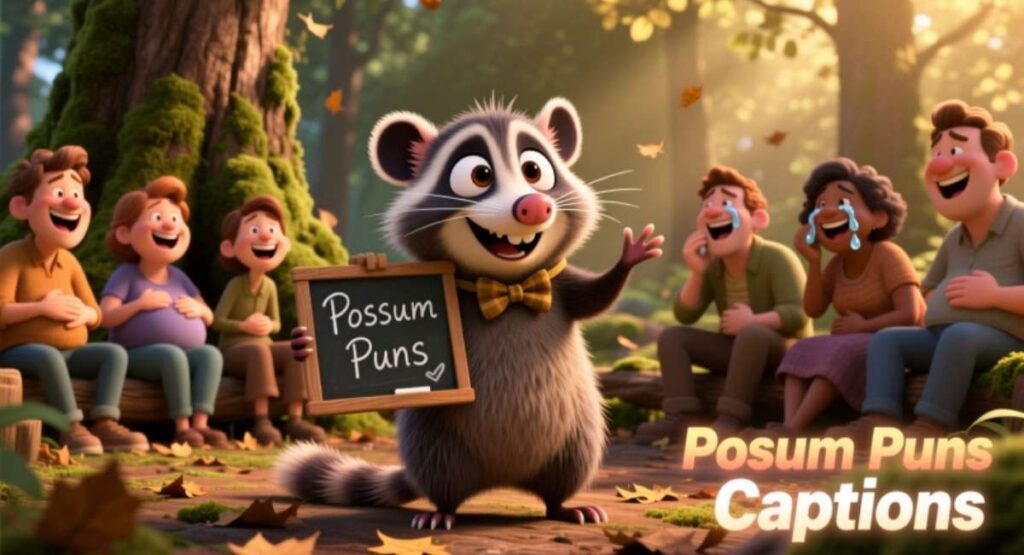 Possum Puns Captions