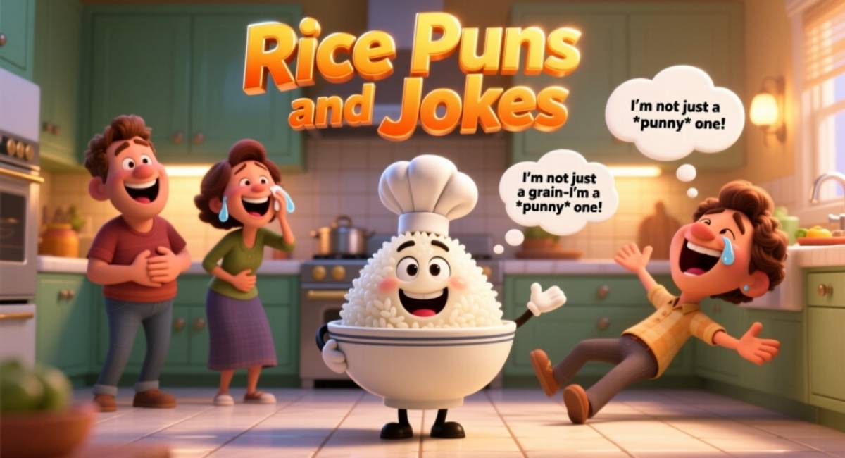 Rice Puns and Jokes: Funny, Cute, Wholesome, and Sassy Wordplay for All Ages