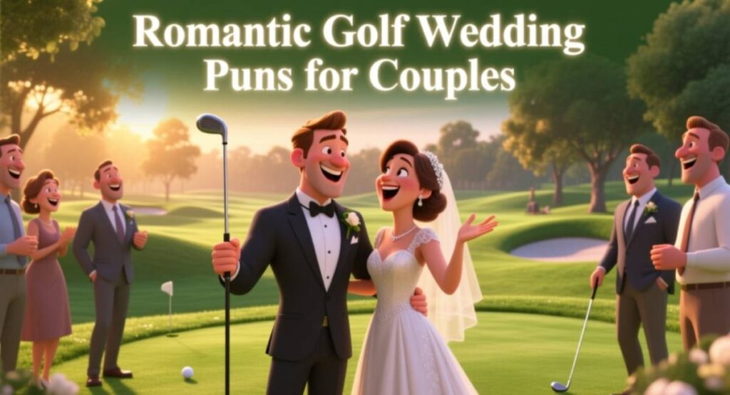 Romantic Golf Wedding Puns for Couples