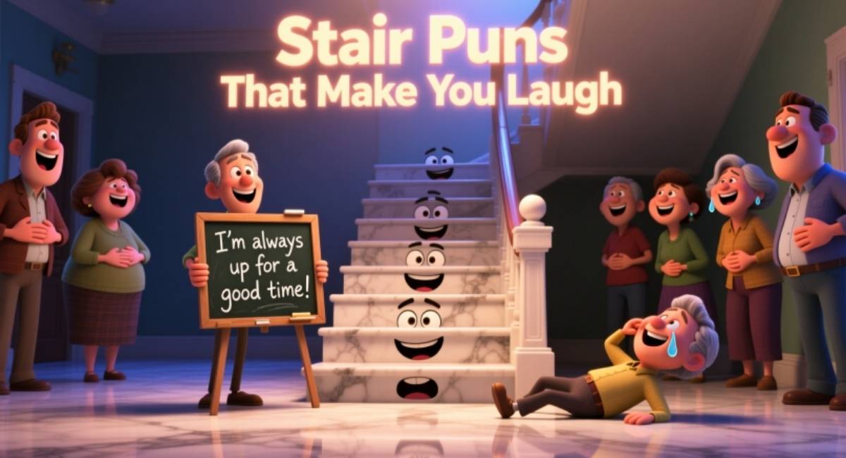 Stair Puns That Make You Laugh: Funny, Clever, and Shareable Jokes for Every Step
