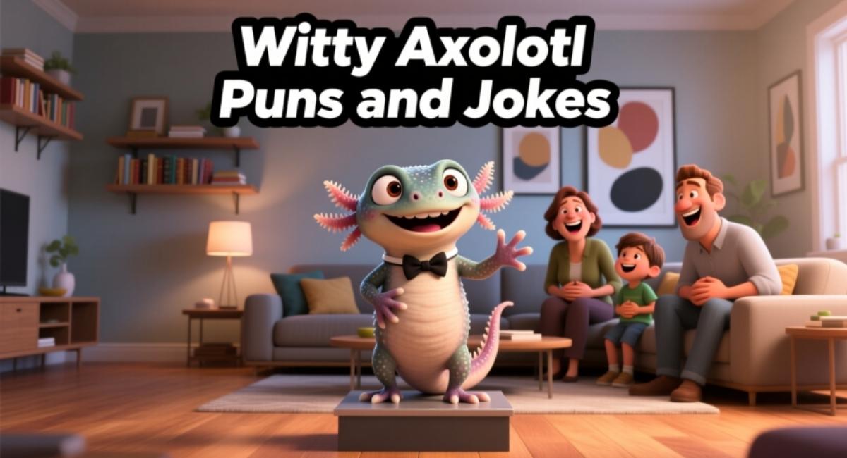Witty Axolotl Puns and Jokes: Funny Axolotl Jokes, Puns & Laughs Galore