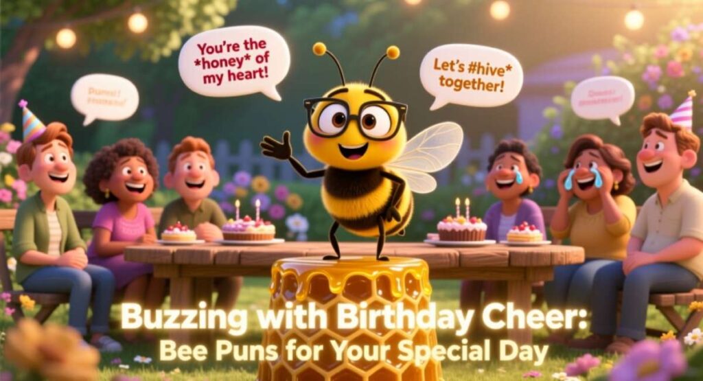 Buzzing with Birthday Cheer: Bee Puns for Your Special Day