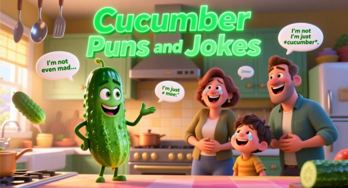 Cucumber Jokes That Make You Laugh: Funny, Cute, and Punny Veggie Jokes