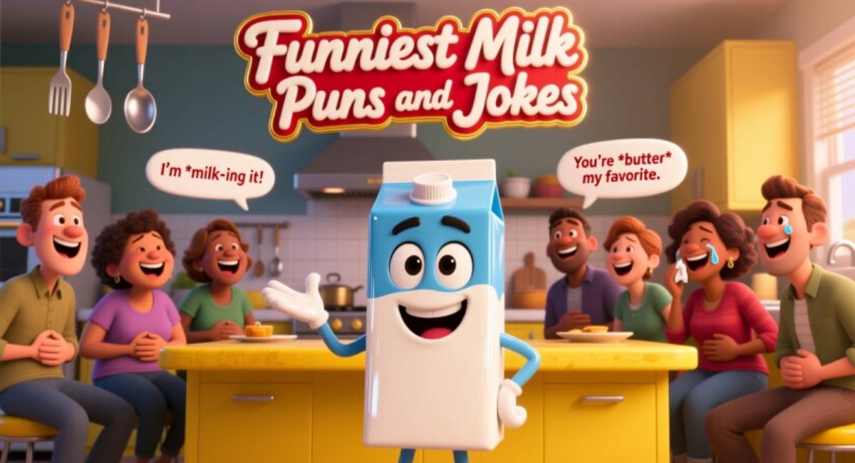 Funniest Milk Jokes: Hilarious Puns, One-Liners & Creamy Laughs for All Ages