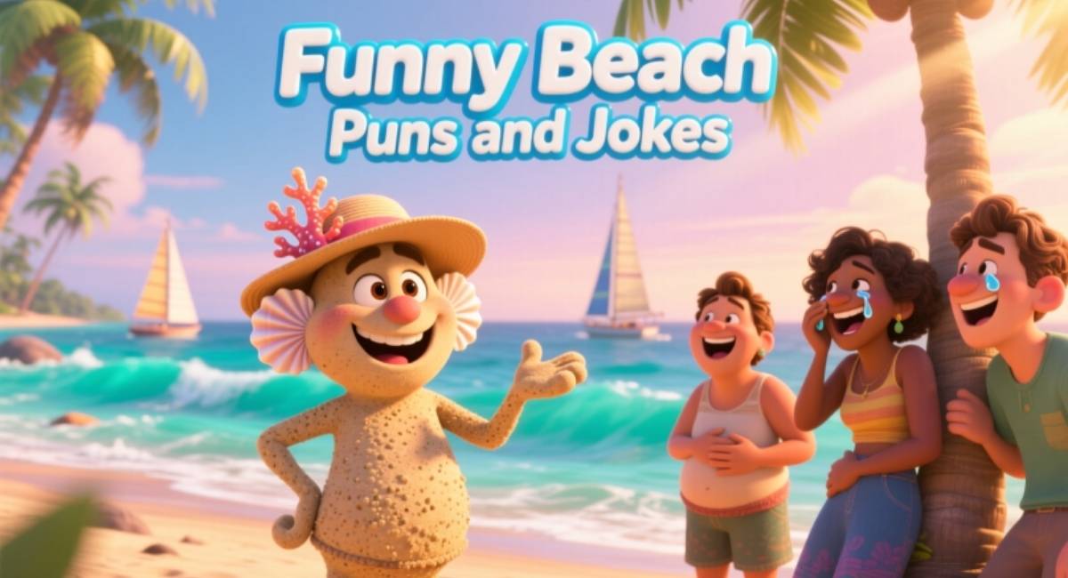 Funny Beach Puns: Hilarious, Cute & Clever Summer Jokes for Captions & Laughs