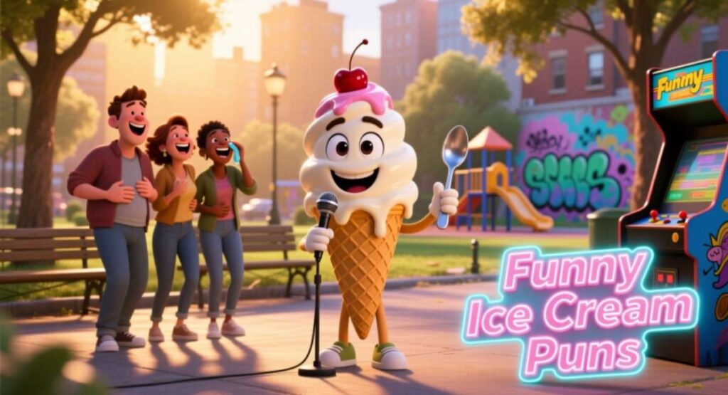 Funny Ice Cream Puns