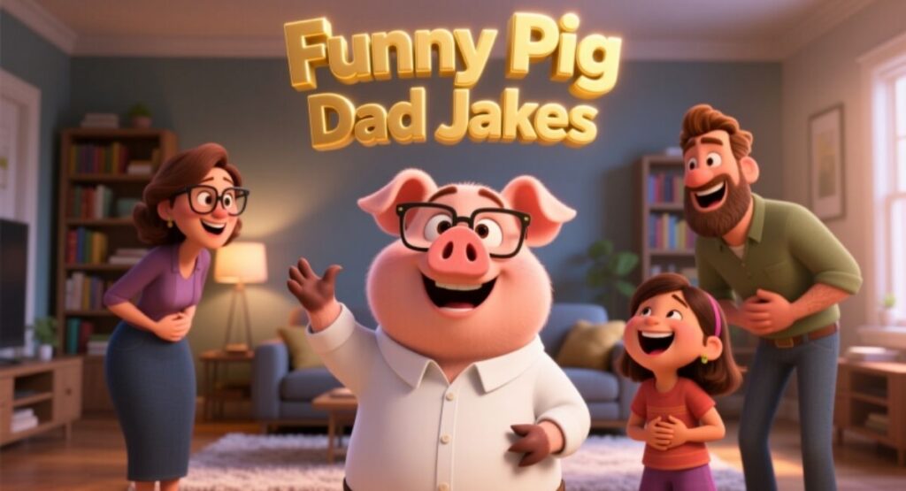 Funny Pig Dad Jokes