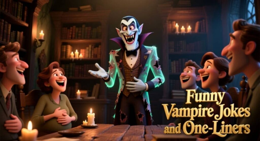 Funny Vampire Jokes and One-Liners