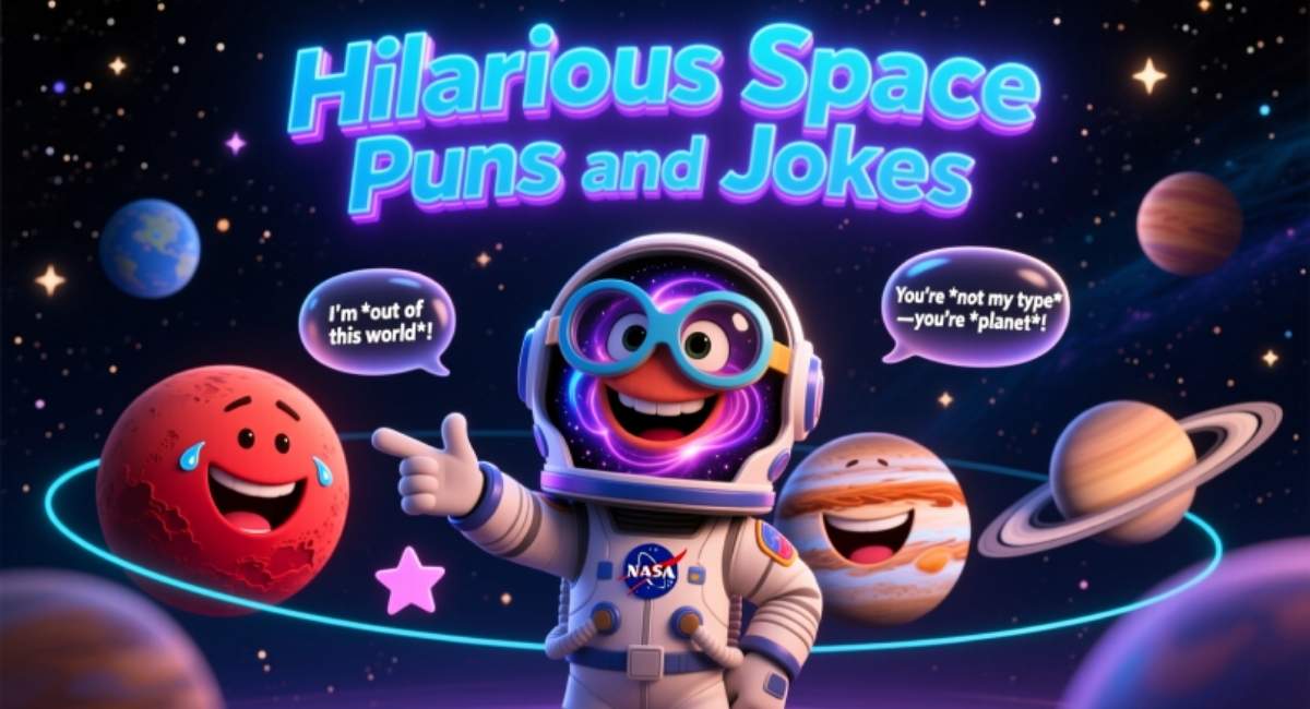 Hilarious Space Puns: Funny Cosmic Jokes About Planets, Stars & Rockets