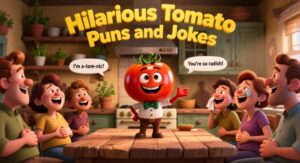 Hilarious Tomato Puns: Funny, Cute, and Witty Red Veggie Jokes for All Ages