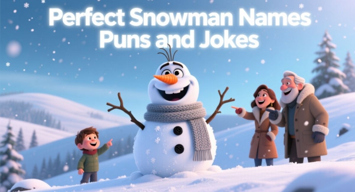 Perfect Snowman Names Puns: Funny, Creative & Unique Ideas for Winter Fun
