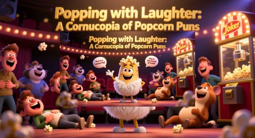 Popping with Laughter: A Cornucopia of Popcorn Puns